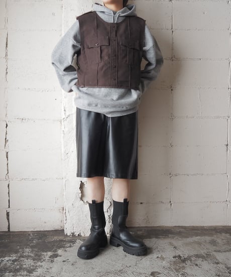 Blauer. Side Zip Short Vest BR