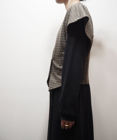 Double Breasted Dot Vest BR