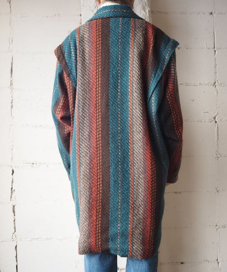 Stripe Design Jacket BRGN