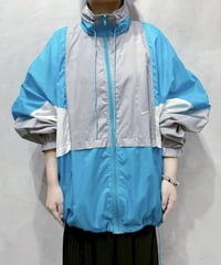 90's NIKE Tricolor Nylon Jacket LBLLGRWH