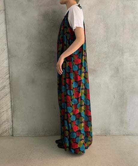 Pattern Camisole Dress BKREBL