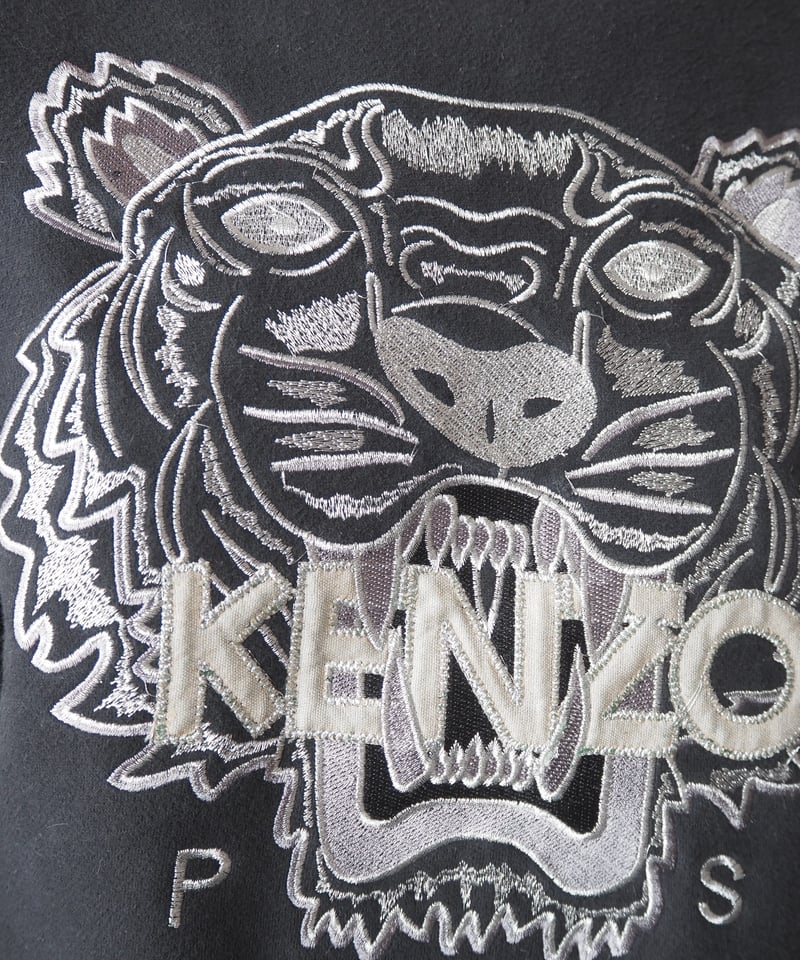 KENZO Tiger Embroidery Sweat BK | Orfeo