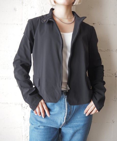 MARITHÉ FRANÇOIS GIRBAUD Double Zip Stand Collar Jacket BK