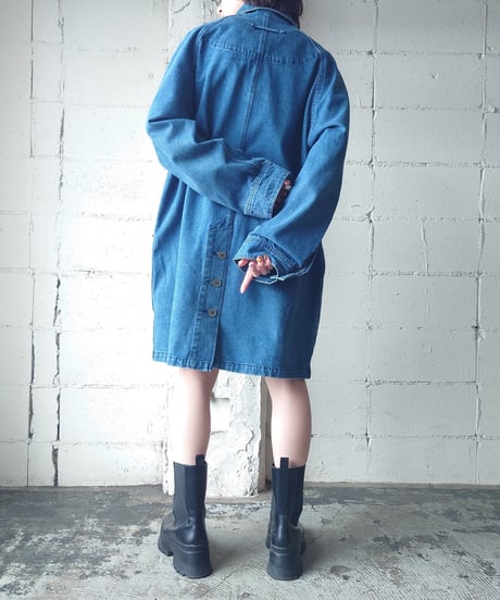 1980's Eddie Bauer Denim Coat BL