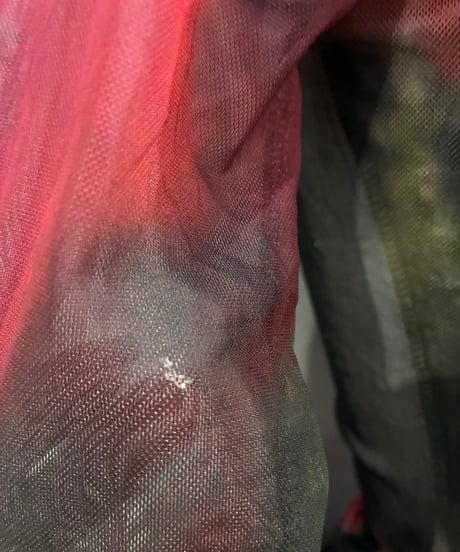 Desigual Water Color Pattern Sheer Tops REBK
