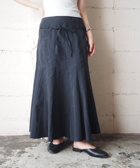 Low Rise Switching Skirt BK