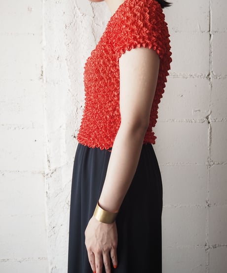 Short Sleeve Popcorn Tops RE