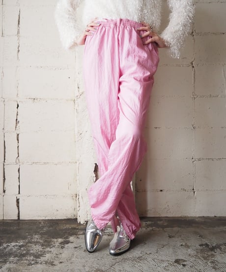 Side Slit Nylon Pants PI