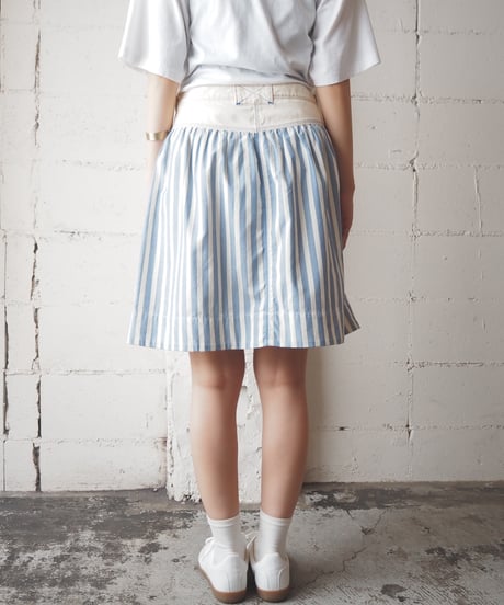 Ralph Lauren Striped mini Skirt BL WH