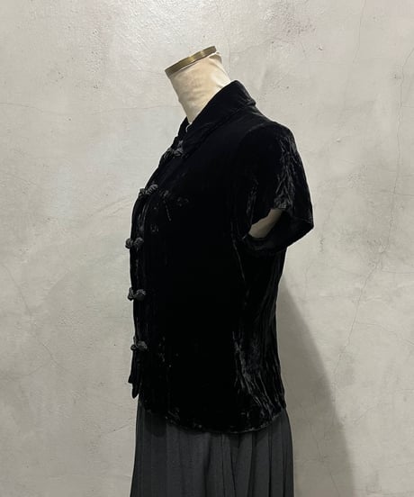 Velour China Shirt BK
