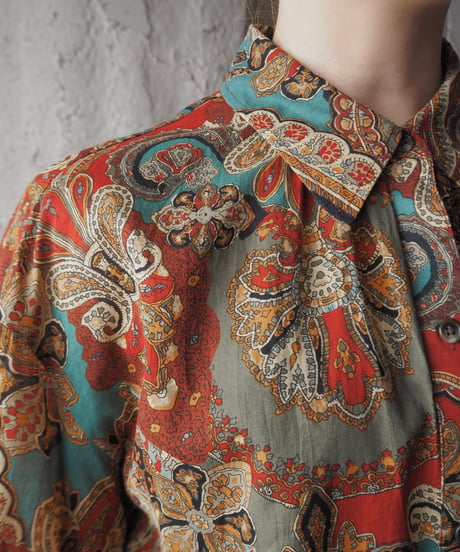 LAUREN Ralph Lauren Paisley Pattern Blouse REGN
