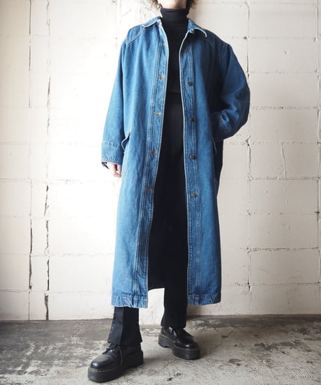 Long Denim Coat BL