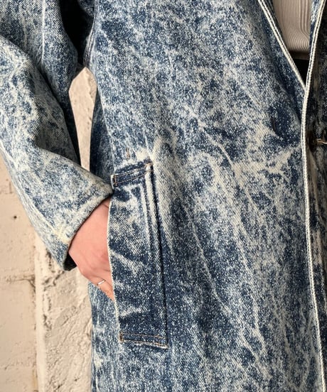 Chemical Wash Long Denim Chester BL