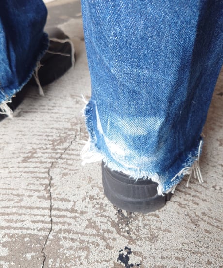 ORFEOMIX Drawstring Crashed Big Denim NV