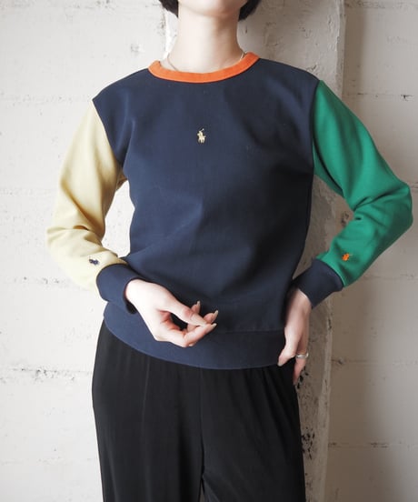Polo Ralph Lauren Color Blocked Double Knit Sweat NVYEGN