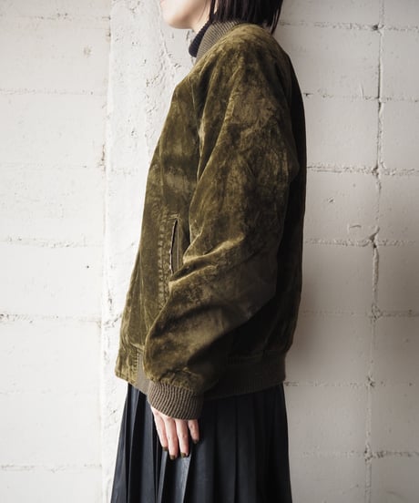 Velour Blouson Jacket KA
