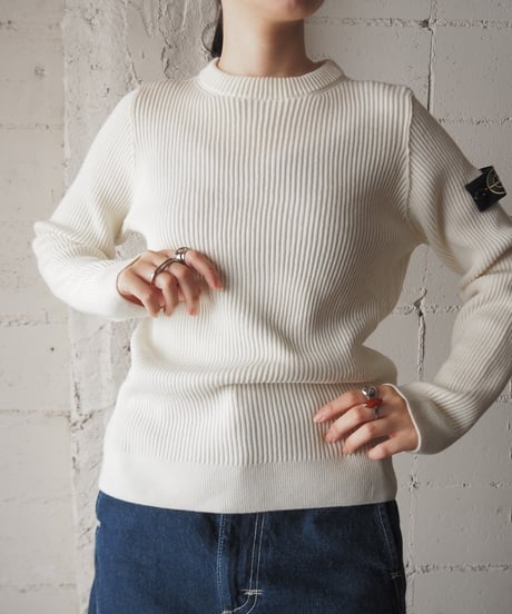 STONEISLAND Crew Neck Rib Knit IV
