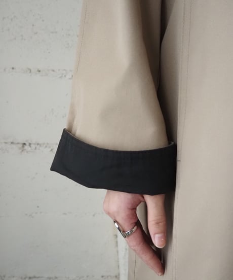 Bicolor long Coat BEBK