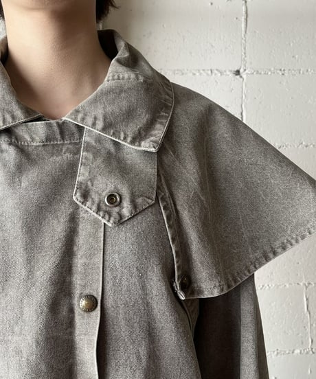 Removable Denim Duster Coat GR