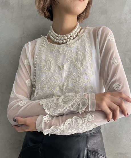 Embroidery Sheer Cutsewn IV