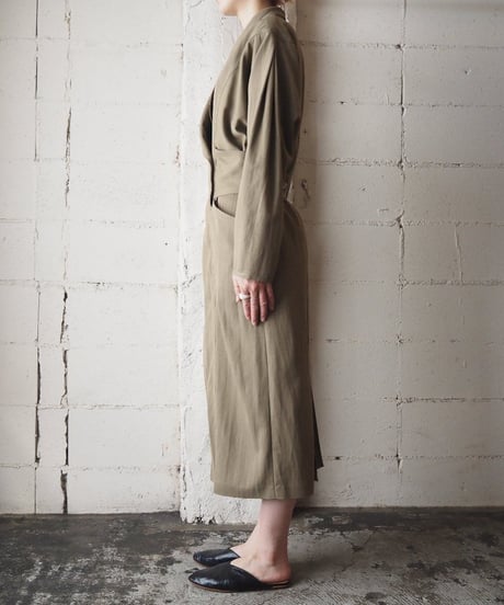 Shawl Collar  Double Breasted Dress BE