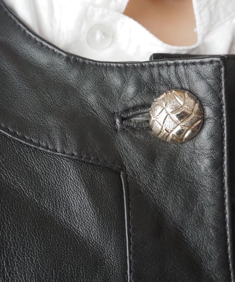 Colorless Leather Jacket BK