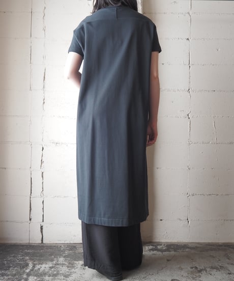 Acne Studios Deep Slit Tee Shirt Dress BK
