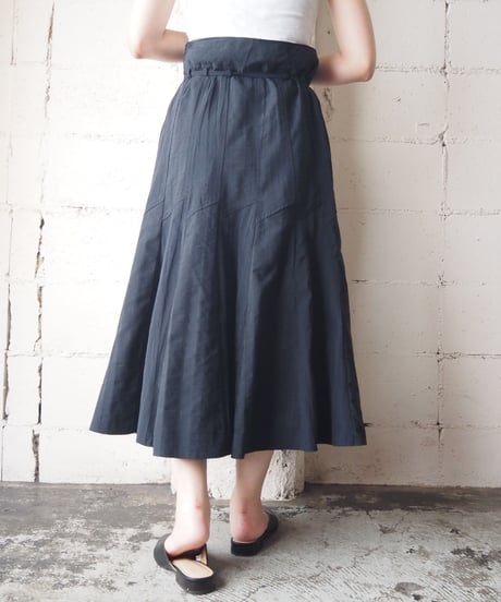 Low Rise Switching Skirt BK