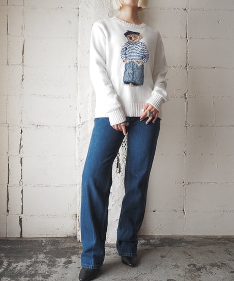 POLO Ralph Lauren POLO Bear Cotton Sweater WH