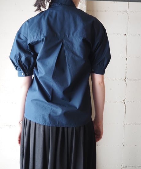KENZO Removable Collar Puff Sleeve Blouse NV