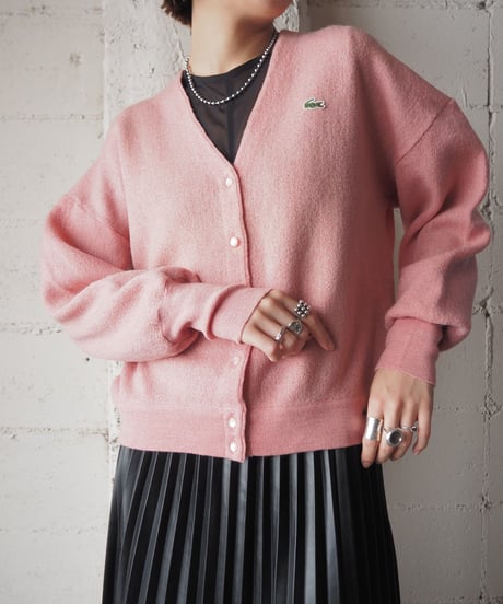 LACOSTE Vneck Cardigan PI