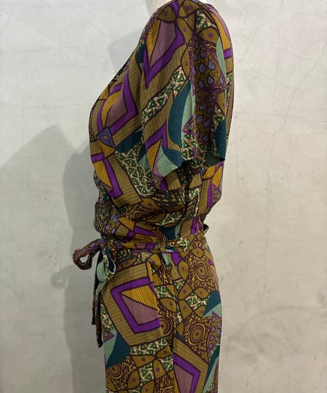 Desigual  Ethnic Pattern Jumpsuit BRPURGN