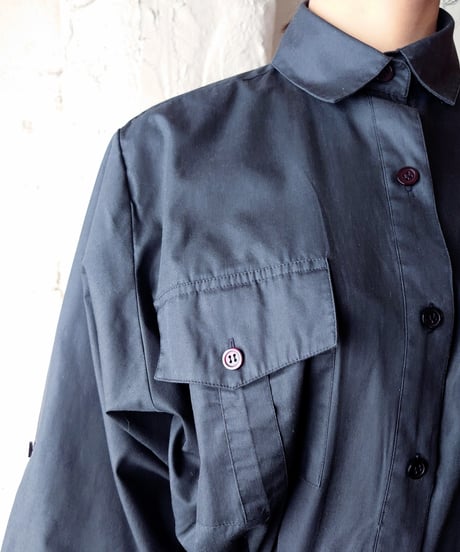 Ms.CHAUS Shirt Dress BK