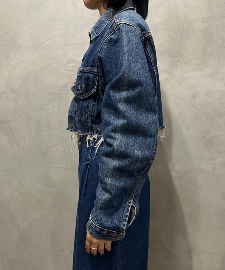 REMAKE Levi's Cutoff Denim Jacket BL