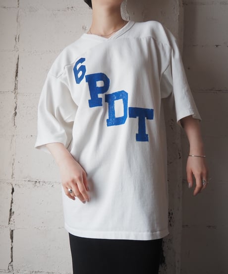 1980's 6PDT Football Tee WHBL