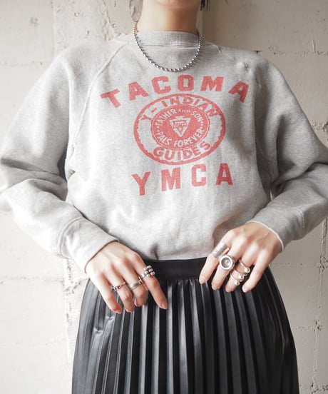 1970's Vintage TACOMA YMCA Print Sweat GRRE