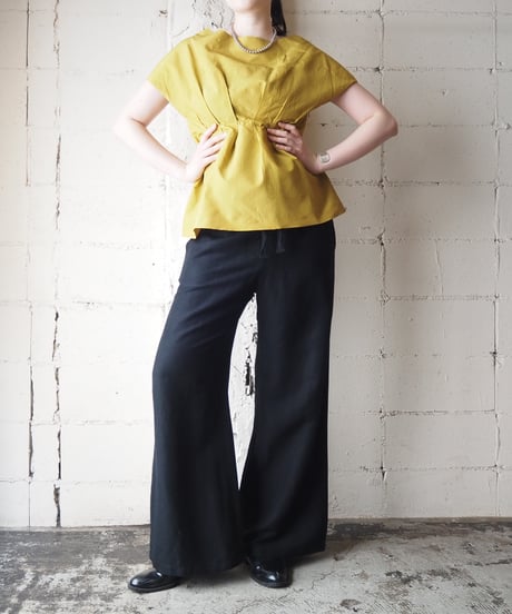 MARNI French Sleeve Tuck Blouse YE