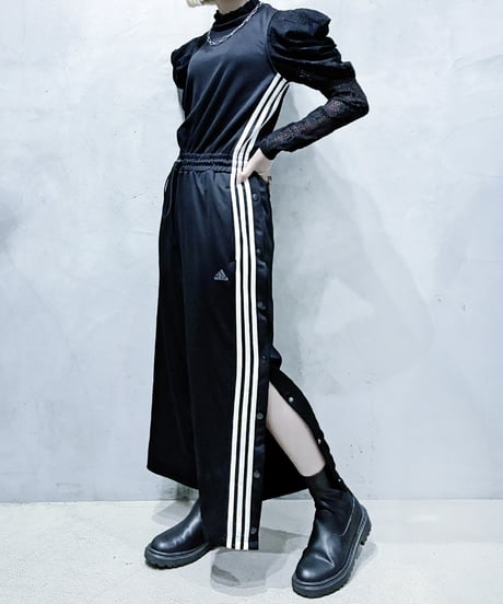 adidas N/S Side Snap Line Jumpsuit BK