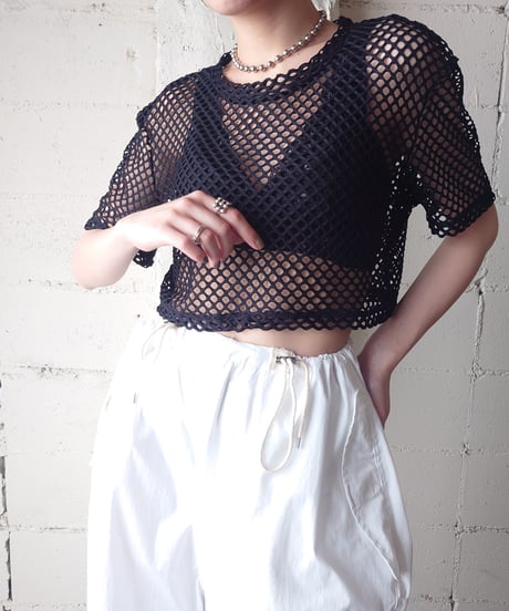 Short Mesh Tee BK