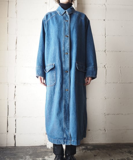 Long Denim Coat BL