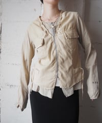 Marithé François girbaud Layered Design Shirt Jacket BE