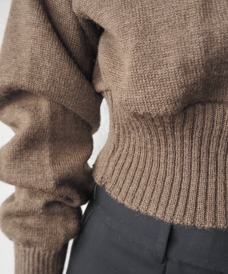 US ARMY REMAKE Cropped Knit BR