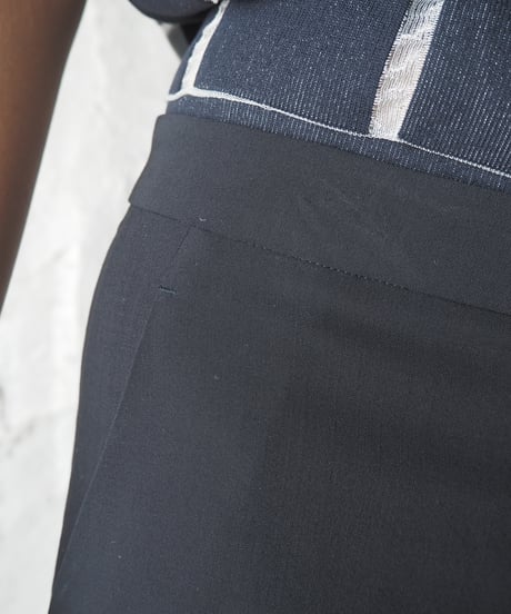 JIL SANDER Center Pressed Slacks Pants BK
