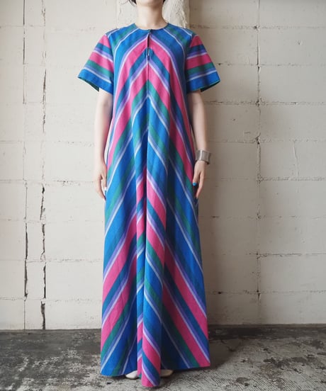 1960-1970's Front Zip Design Dress