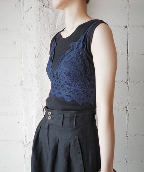 Cropped Lace Bustier NV