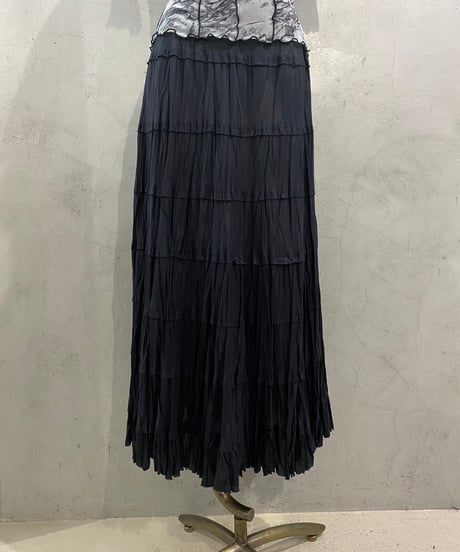 Tiered Easy Skirt BK