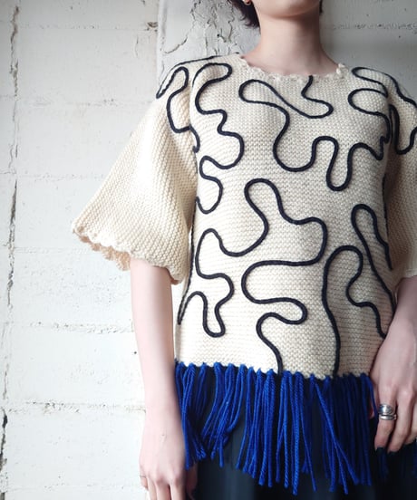 ORFEOMIX Loop Embroidery  Knit IVBL