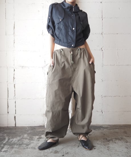 Stand Collar Zipup Shirt Jacket BK
