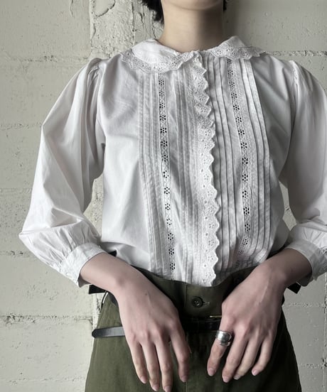 1970's Cutwork Lace Blouse WH