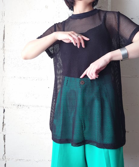 Mesh Tee BK